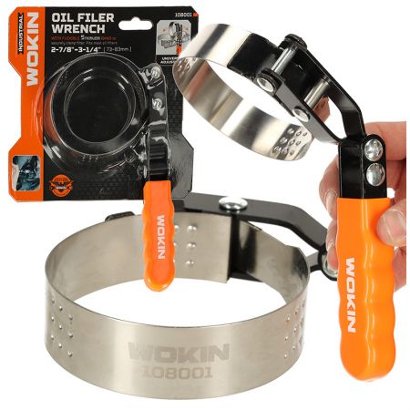 Eļļas filtra uzgriežņu atslēga 73-83 mm WOKIN (4828)