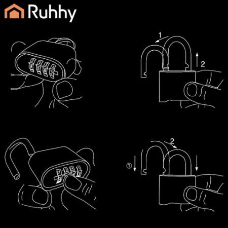 Кодовый замок подвесной (P27646)