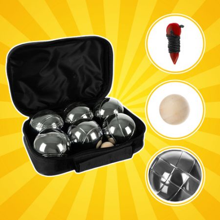 Набор для игры в петанк (boča) 6 шаров с сумочкой (P23440)