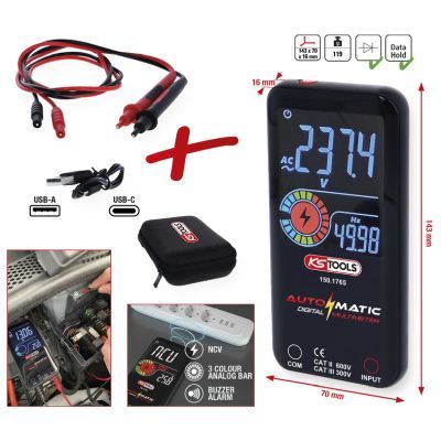 KS TOOLS Мультиметр 150.1765