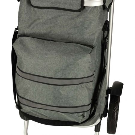 Salokāmā soma iepirkumiem uz riteņiem 40l 100cm (preces kods 3141) pelēka