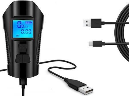 LED velosipēdu lukturis ar skaitītāju (P14490)