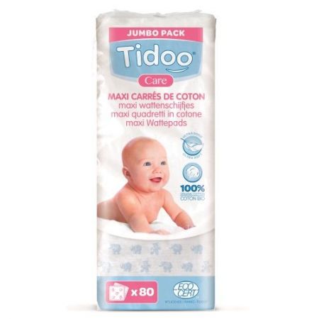Tidoo Хлопковые ватные диски-пады 80шт (3760001760545)