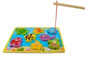 Деревянная развивающая игра-рыбалка на магнитах (P7796)