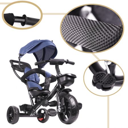 Trike Fix Lite 2in1 Коляскa и трехколесные велосипед navy blue (6200_1)