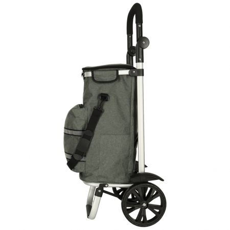 Salokāmā soma iepirkumiem uz riteņiem 40l 100cm (preces kods 3141) pelēka