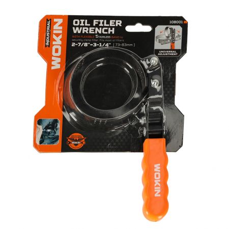 Eļļas filtra uzgriežņu atslēga 73-83 mm WOKIN (4828)