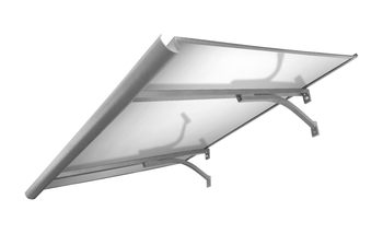 BESK Jumtiņš 140x90cm alumīnija ar tekni (4750959110133)