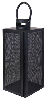 ArtFlow Laterna metāla Aura 17x16x40cm, melna (4750959130476)