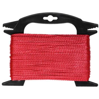 Lasso Aukla vīta polipropilēna (sarkana), 2mm. 50M (4750959128510)