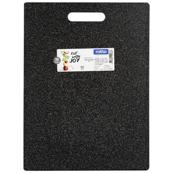 Rotho Virtuves dēlis 36x27x1cm, antracīts (7610859192837)