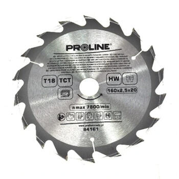 PROLINE Zāģripa D160x20/16mm 18zobi Proline (5903755841612)