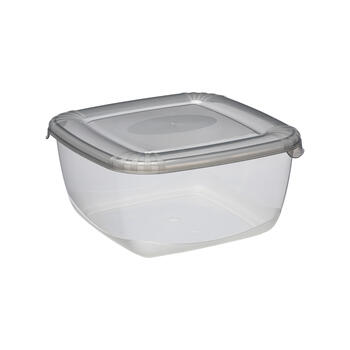 NHG Uzglabāšanas trauciņš Polar box kvadrāta 2500ml, pelēks (5707672724238)