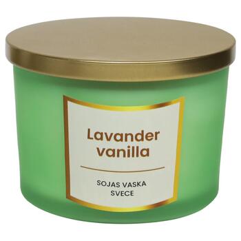 ArtFlow Svece no sojas vaska 400g, Lavender vanilla (4750959148914)