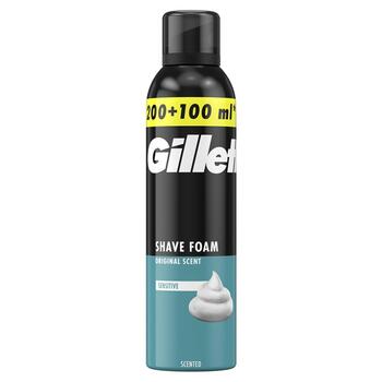 Gillette Regular Putas skūšanās Gillette sensitive 300ml (7702018617234)