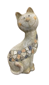 BESK Dārza dekors Kaķis 14x19cm (4750959108178)