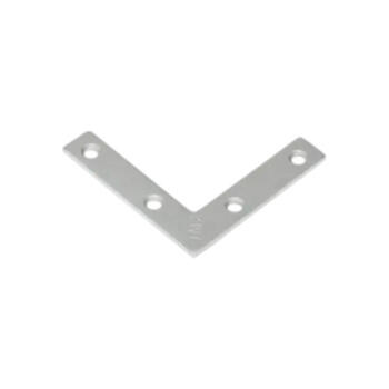 DMX Leņķis plakans NA05 50x50x10x2.0 mm cinkots (5907708128485)