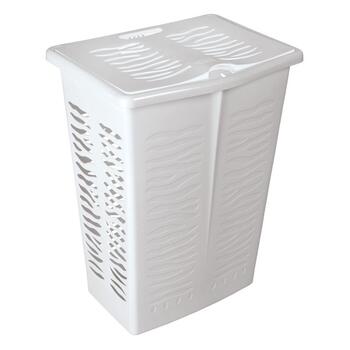 Branq Veļas grozs 42L Zebra balts (5901098140317)