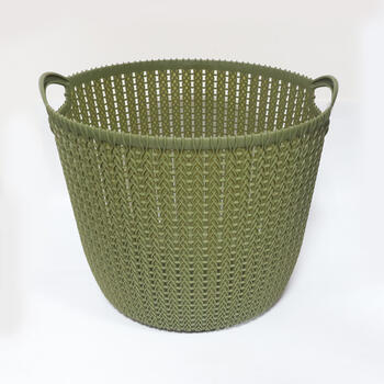 ArtFlow Grozs plastmasas apaļš 32x30x26cm Ruuby, zaļš (4750959119525)