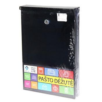 Glori ir Ko Pastkastīte 355x240x50mm melna (4770641955071)