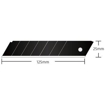 Prox Rezerves asmeņi nazim 25mm SK2H melni 10gb Prox Expert (4750959152768)