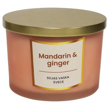 ArtFlow Svece no sojas vaska 400g, Mandarin & ginger (4750959148907)