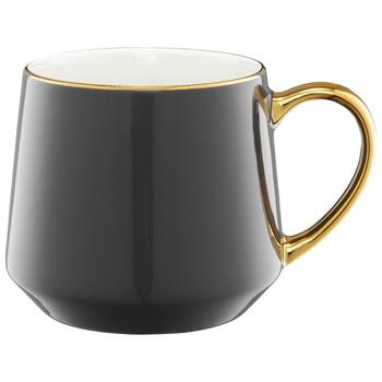 AMBITION Krūze porcelāna Royal 460ml, pelēka (5904134673800)