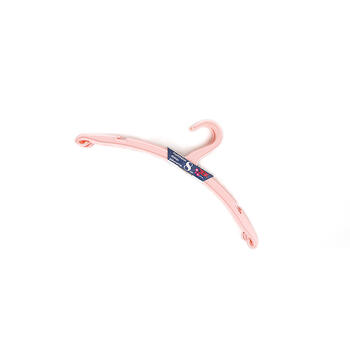 BESK Drēbju pakaramais plastmasas 41x16cm, 8gb rozā (4750959105351)