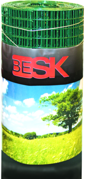 BESK Žogs cinkots ar PVC 1.8mx25m (50x100) (4750959023549)
