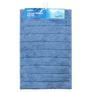 Baltic Aqua Vannas istabas paklājiņš 50x80cm Rino, zils (4750959154342)