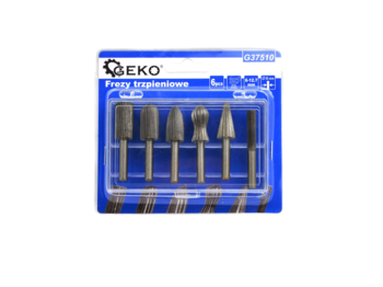 GEKO Frēze metālam 6gb 6-12.7mm kāts 6mm (5901477160554)