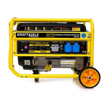 KRAFT&DELE Ģenerators benzīna KD125 12V/230V 3kW AVR (5903957000398)