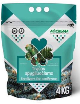 Agrochema Mēslojums skujkokiem 4kg (4771509280366)