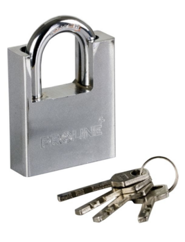 PROLINE Piekaramā slēdzene Proline pastiprināta 60mm 4 atslēgas (5903755249609)