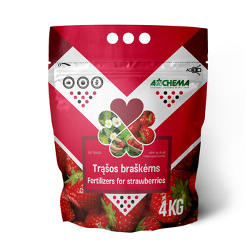 Agrochema Mēslojums zemenēm 4kg (4771509280144)