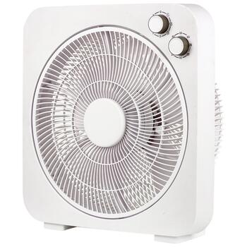 BESK Galda ventilators 30.48cm, 3 ātrumi, ar taimeri (4750959157701)