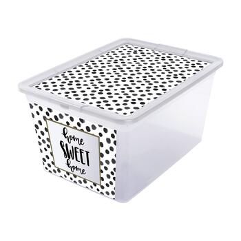 Branq Uzglabāšanas kaste 30L X box dots (5901098733045)