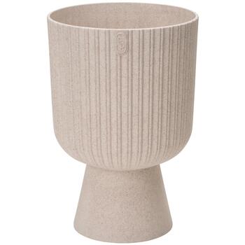 FORM PLASTIC Puķu pods Keli Mika 14cm, Eco Wood balts (5907474368016)