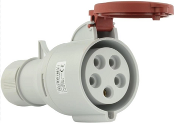 Kontaktligzda vadā 3P+N+E 32A IP44 (5907484331048)