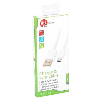 All ride Lādētājs micro USB 1,2m 2A (8711252089904)