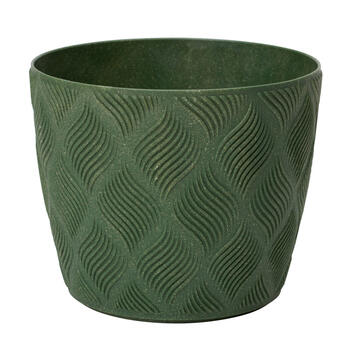 FORM PLASTIC Puķu pods Flow Petit Eco 13cm, zaļš (5907474367293)