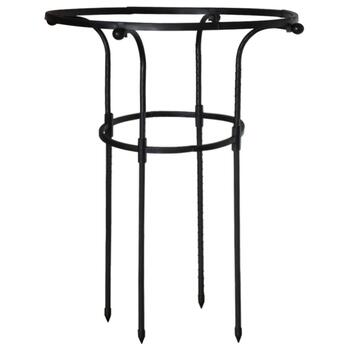 BESK Atbalsts telpaugiem D20/D40cm H65cm, melns (4750959154540)