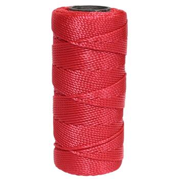 Lasso Aukla vīta polipropilēna 1 mmx100m,sarkana (4750959128695)