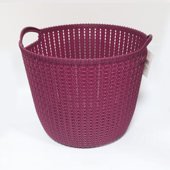 ArtFlow Grozs plastmasas apaļš 32x30x26cm Ruuby, t.sarkans (4750959119532)