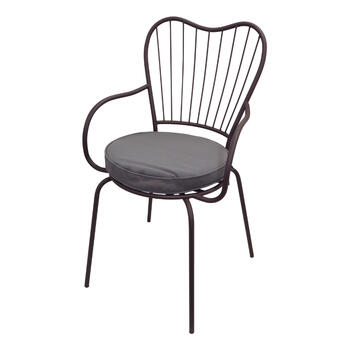BESK Krēsls atpūtas dārzam 56x56x90cm (4750959138519)