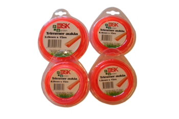 BESK Trimmera aukla 1.6mm*15m trīsstūris (4750959047149)