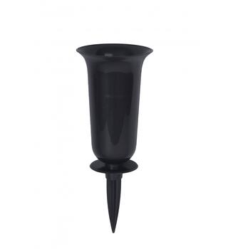 FORM PLASTIC Puķu pods-vāze Dama 1 tumši pelēka (5907474311807)
