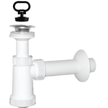 PLASTBRNO Sifons izlietnei EU0N342 1 1/4x40mm, ar izplūdi (8595156224261)