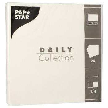 PAPSTAR Salvetes 3-kārt.20gb baltas (4002911694626)