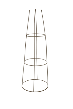 BESK Atbalsts puķēm 84x30cm brūns (4750959071441)